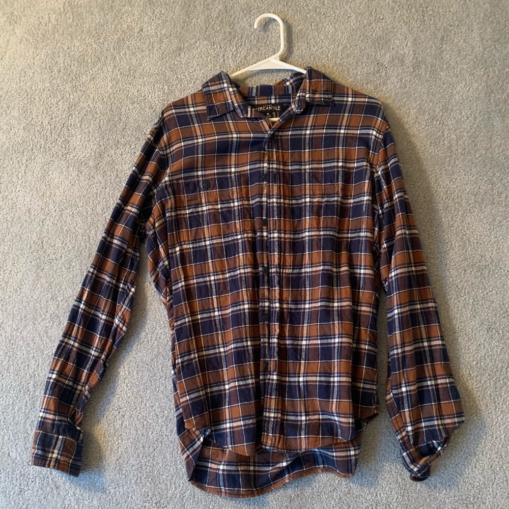 Mens j. Crew factory flannel